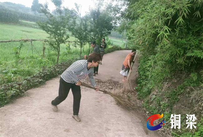 开展人居环境整治。铜梁区融媒体中心供图