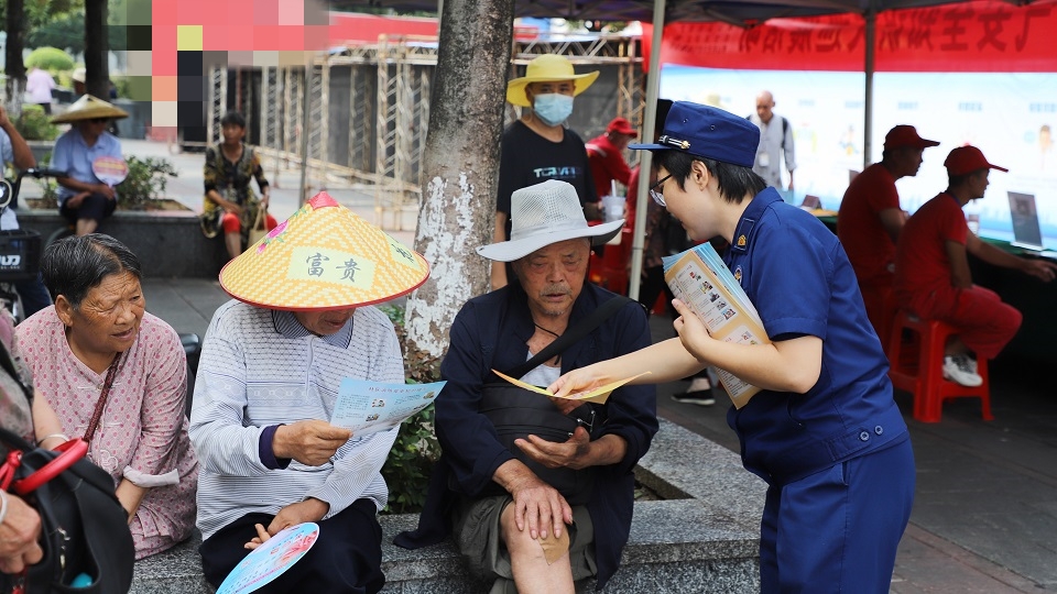 活动现场。秀山县消防救援局供图 华龙网发