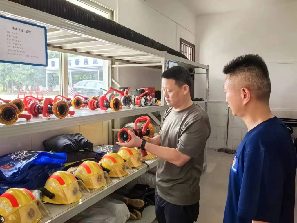 检查现场。重庆高新区应急管理局供图 华龙网发
