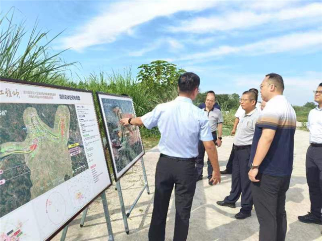 调研现场。民建合川区委供图 华龙网发