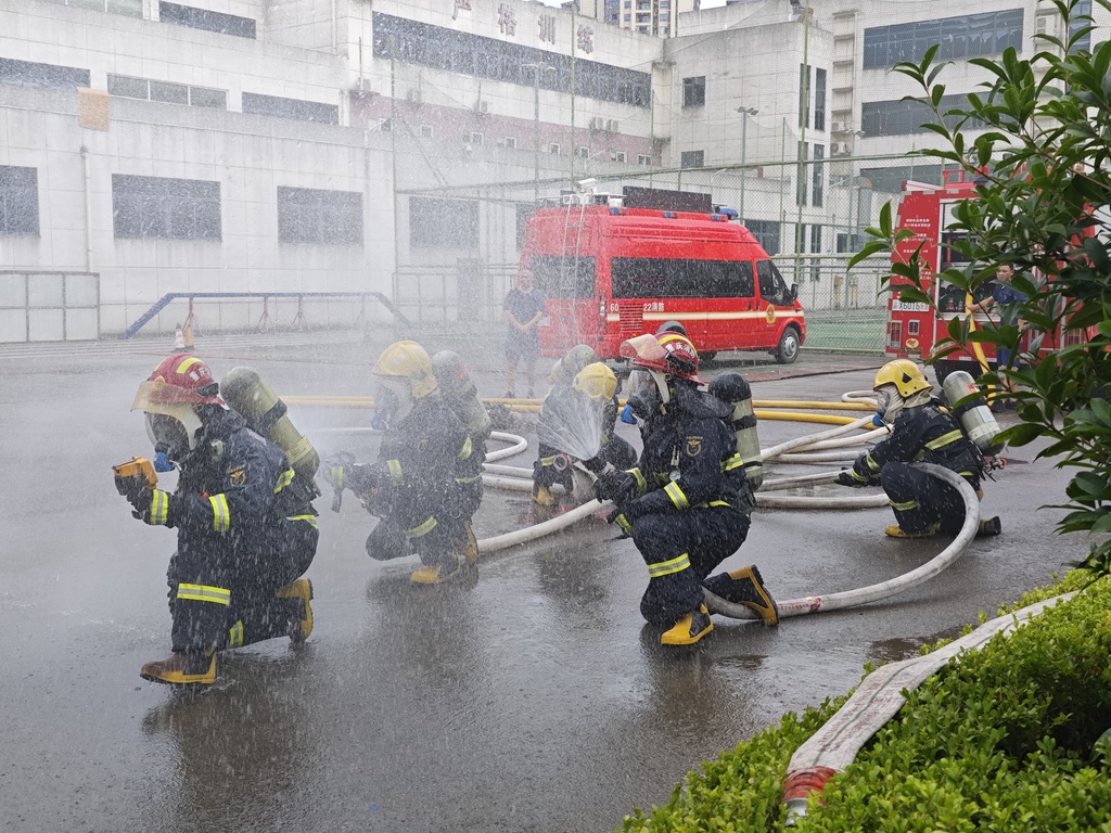 训练现场。奉节县消防救援局供图 华龙网发