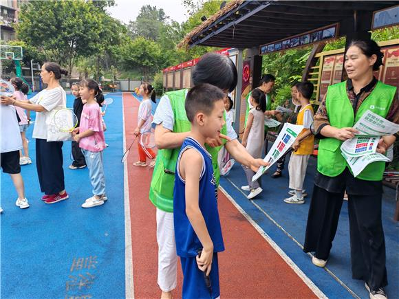 加強宣傳培訓。禮嘉街道供圖