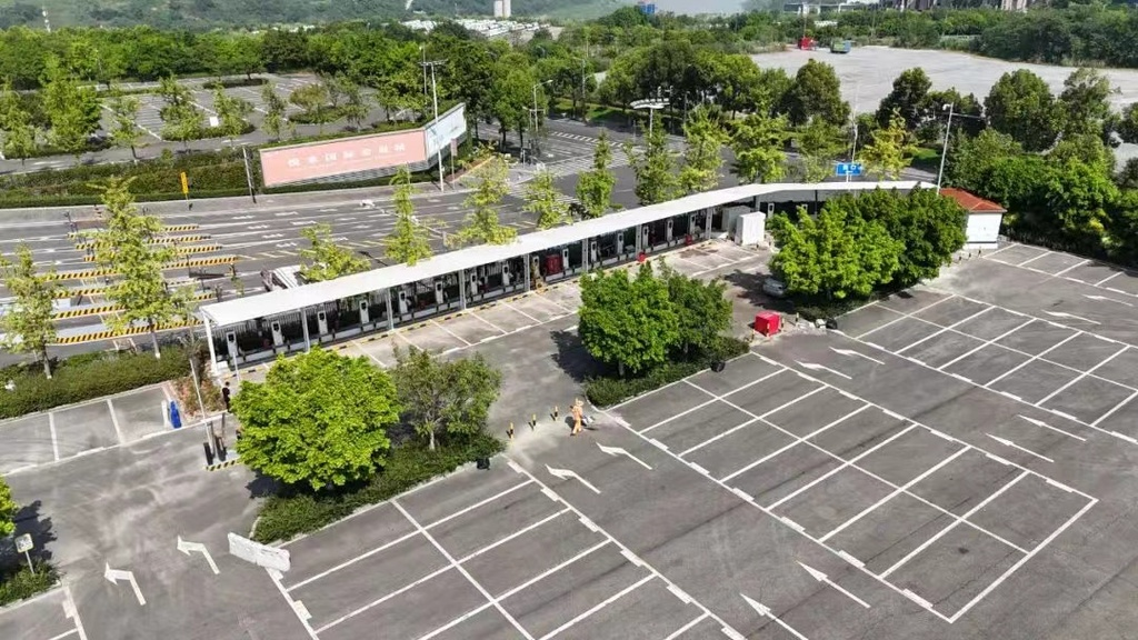 Chongqing International Expo Center Super-charging Station to be put into use (Photo provided by Liangjiang New Area)