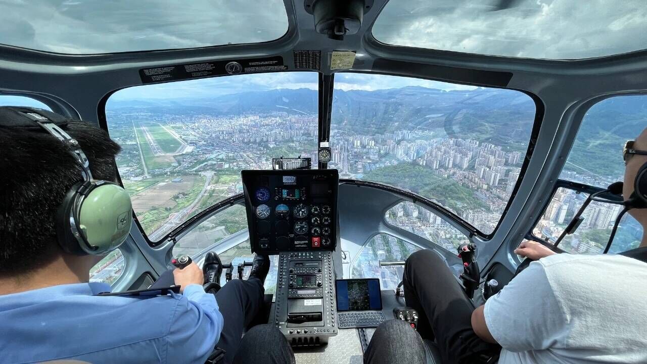 梁平区着力构建丰富多元的低空应用场景，利用警用航空器助力实战应用注入“空天”力量。梁平区委宣传部供图 华龙网发