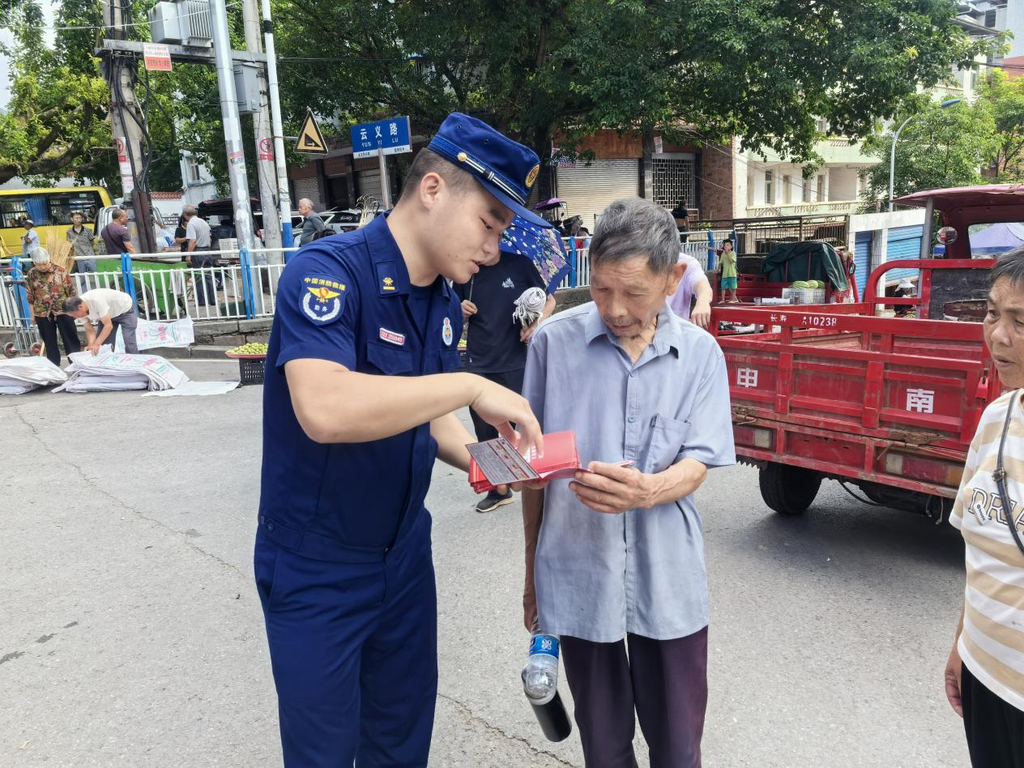 活动现场。长寿区消防救援局供图 华龙网发