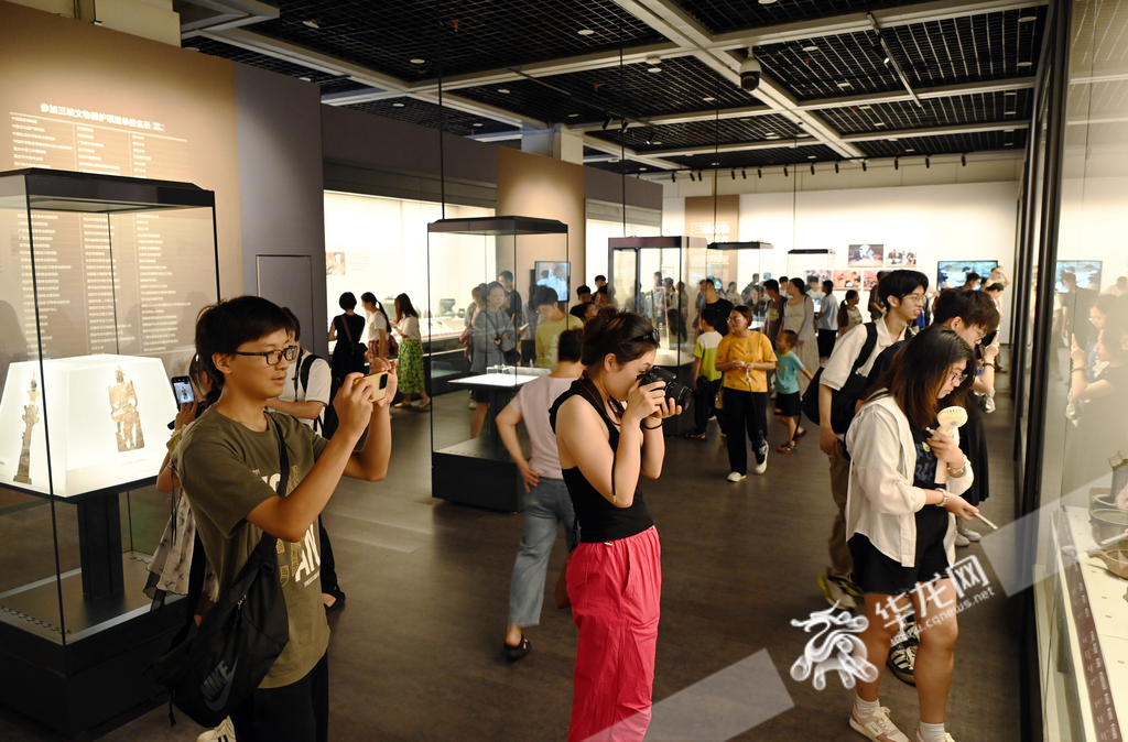 The China Three Gorges Museum in Chongqing saw a peak in visitor numbers this summer