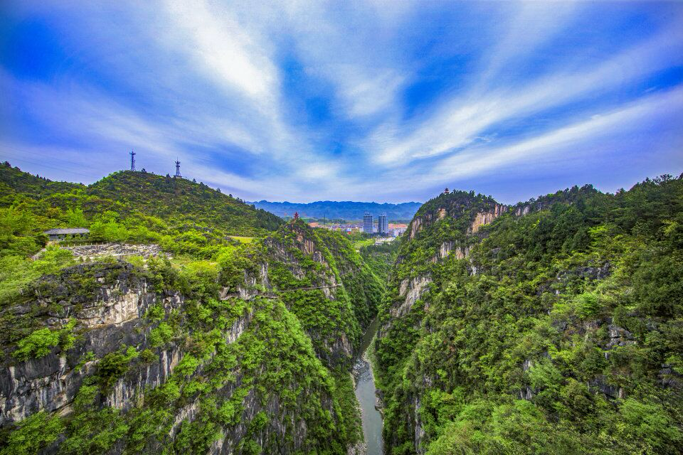 The beautiful scenery in Southeastern Chongqing (Photo provided by Chongqing Municipal Culture and Tourism Development Commission)