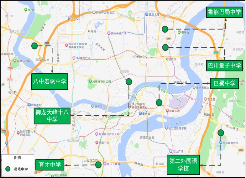 中心城区易堵中学。 警方供图