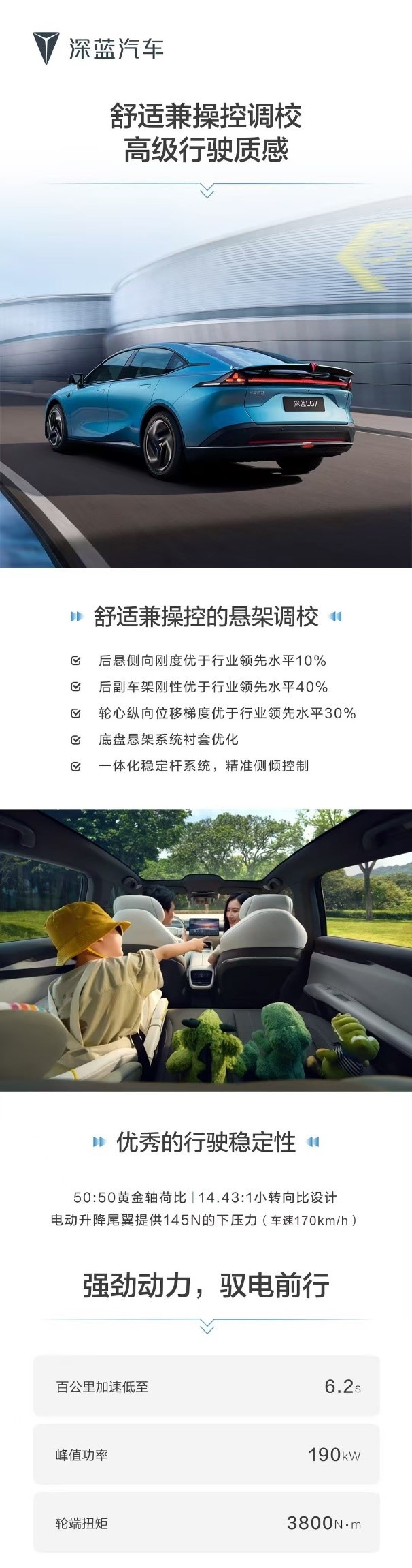 深蓝L07底盘调校。 深蓝汽车供图 华龙网发