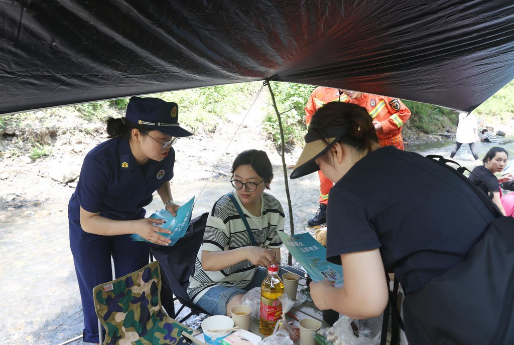 活动现场。渝北区消防救援局供图 华龙网发