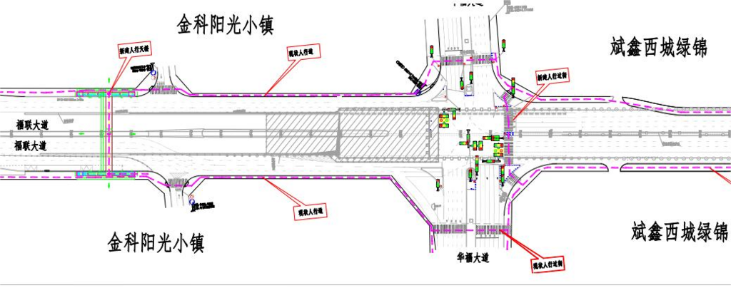 行人通行线路（图2）