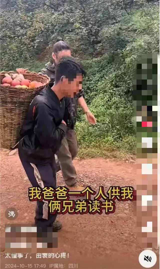 “弟弟辍学卖苹果供北大哥哥读书”视频系杜撰摆拍卖惨带货 警方：涉事博主被处罚