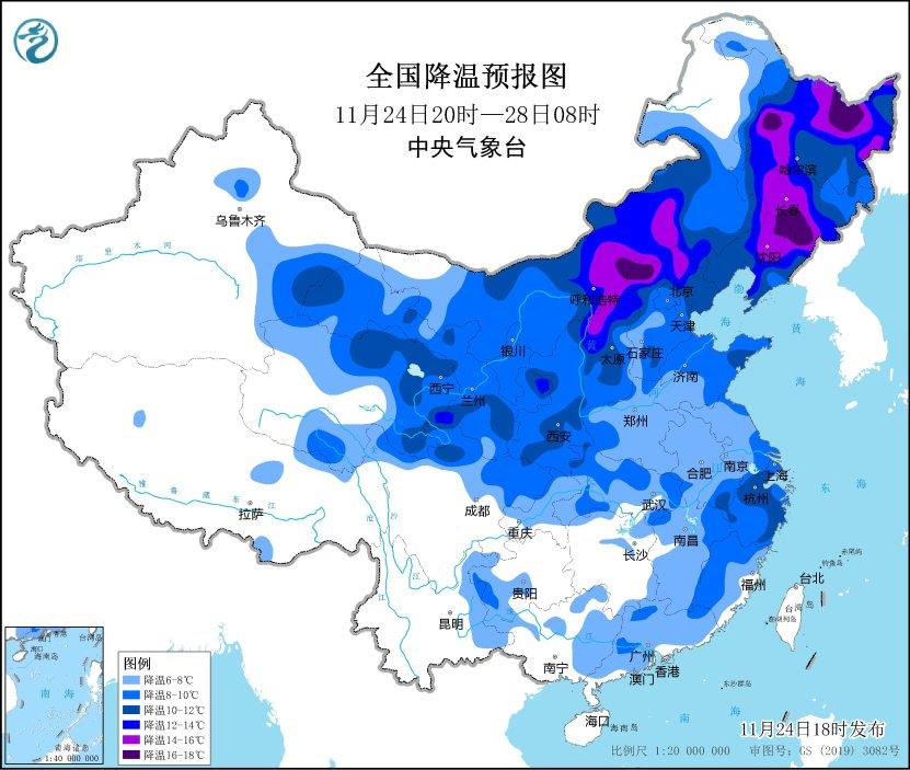 预警升至黄色，寒潮频繁出现意味着冷冬要来了？