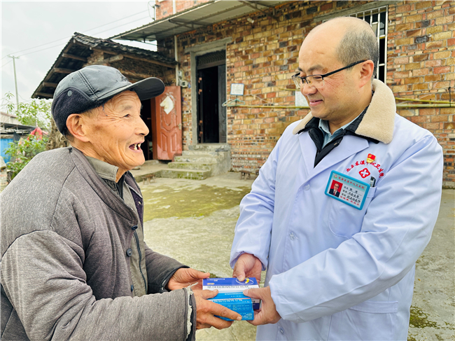 送藥上門。受訪者供圖