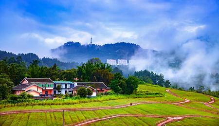 橫山鎮(zhèn)新榮村一角。通訊員 劉華民 攝