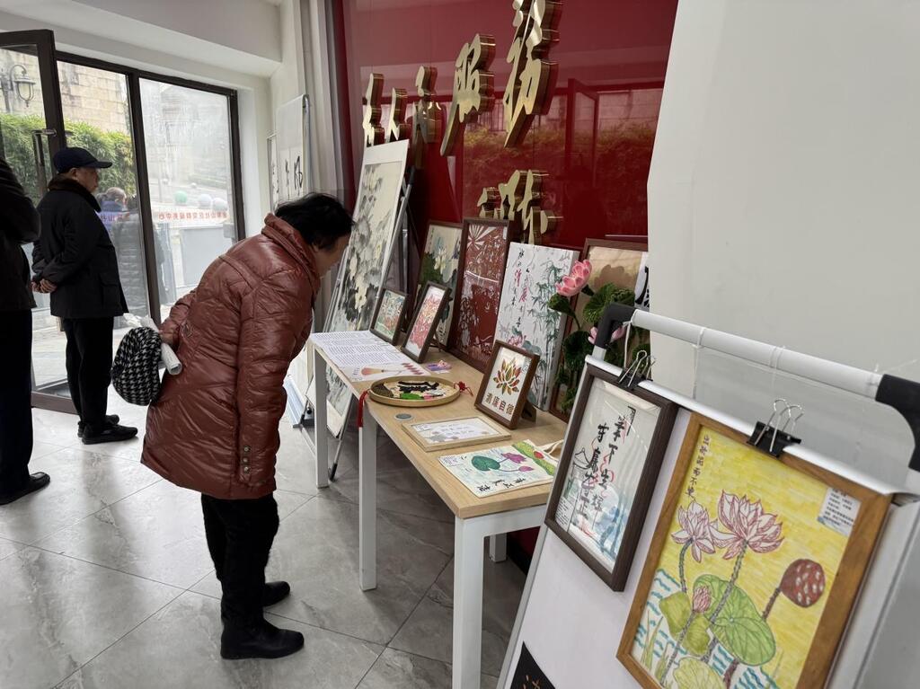 社區(qū)展示。龍溪街道辦事處供圖