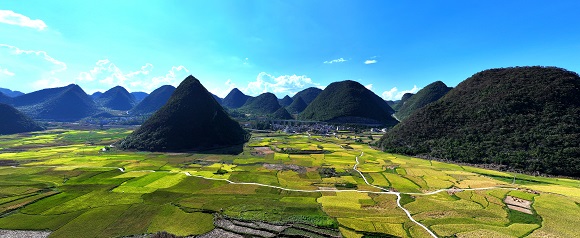 紫云县坝羊镇落麦坝区。 紫云苗族布依族自治县供图 第1眼TV-华龙网发