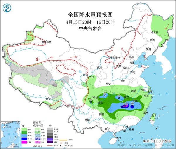 新一轮混合型强对流天气即将登场 南方局地或再现11级以上雷暴大风