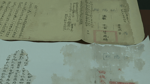 男子捐赠3份清朝科举试卷 字体是标准馆阁体
