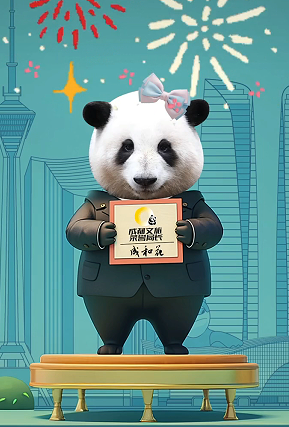 官宣！网红大熊猫“花花”任成都文旅荣誉局长，网友：要尊称“花局”
