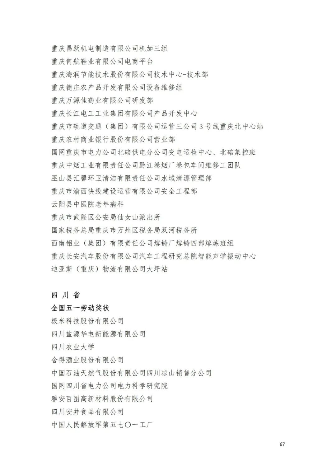 名单来了！中华全国总工会关于表彰2024年全国五一劳动奖和全国工人先锋号的决定→