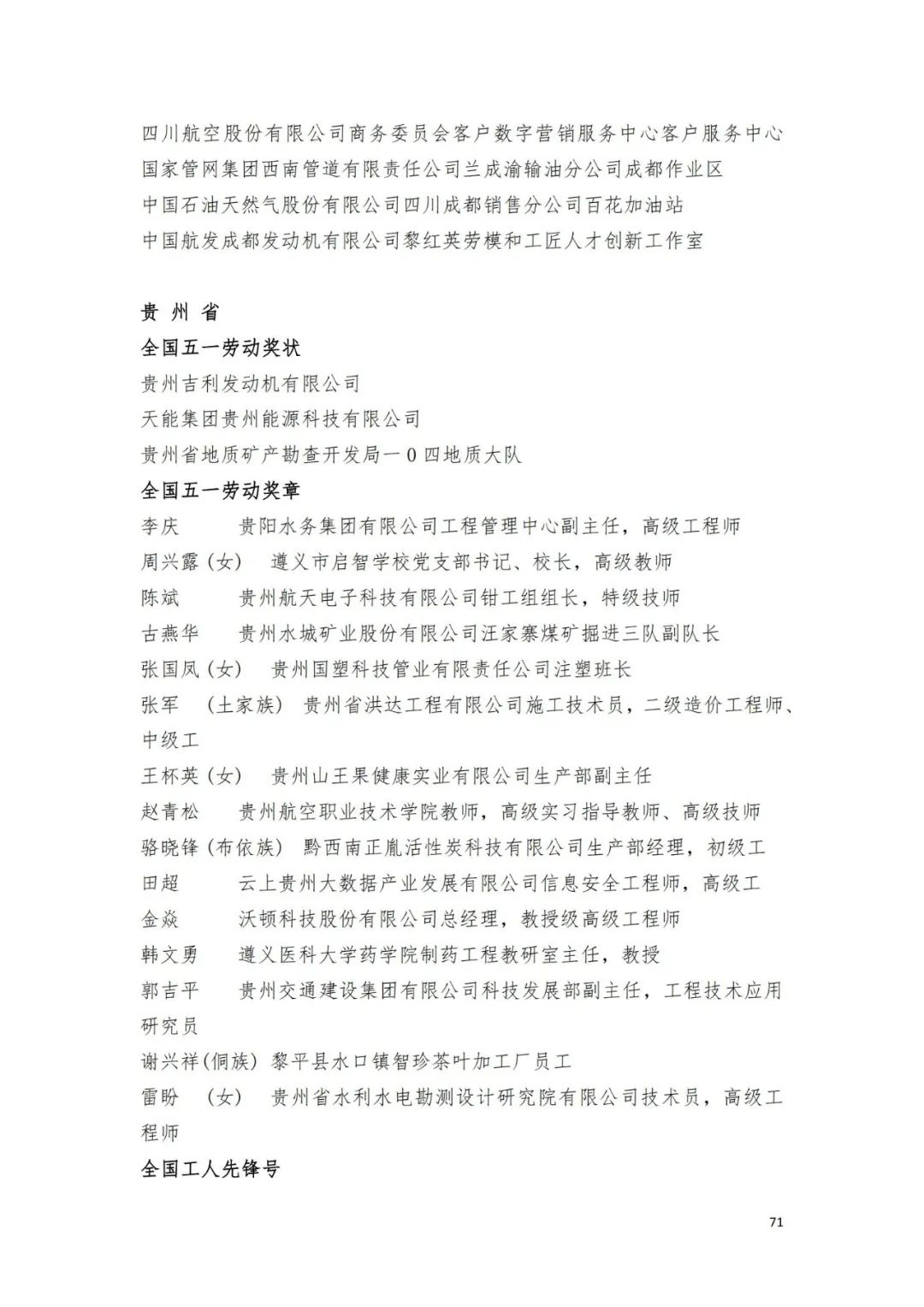 名单来了！中华全国总工会关于表彰2024年全国五一劳动奖和全国工人先锋号的决定→