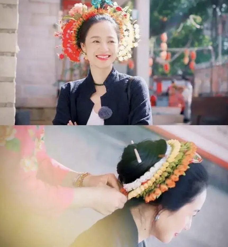 泉州文旅感谢赵丽颖带火的蜉埔簪花有何特别？原来这些女星都戴过