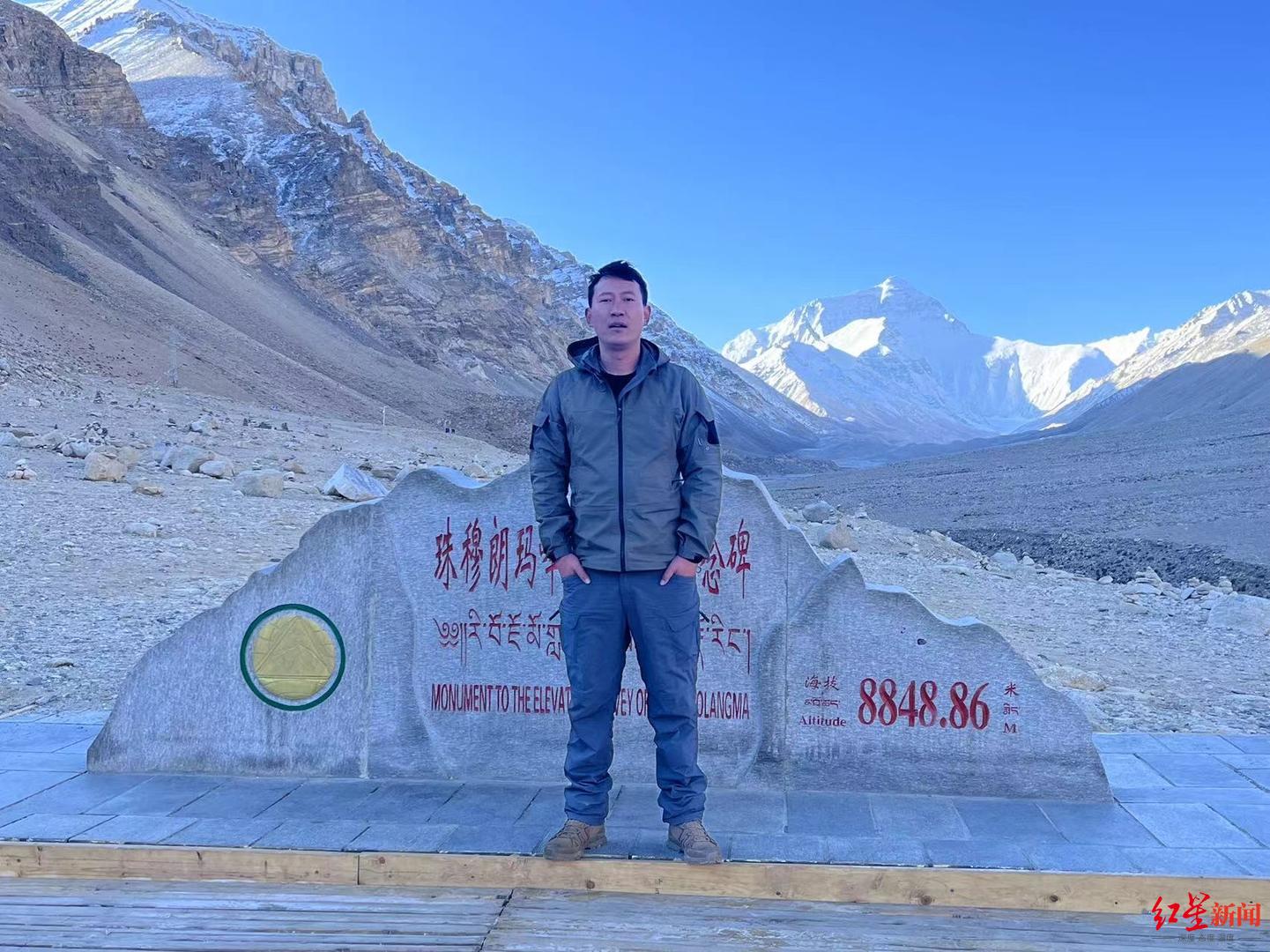 对话“开挖掘机去西藏”男子:已抵珠峰脚下,行程近5000公里,一路受助也在助人