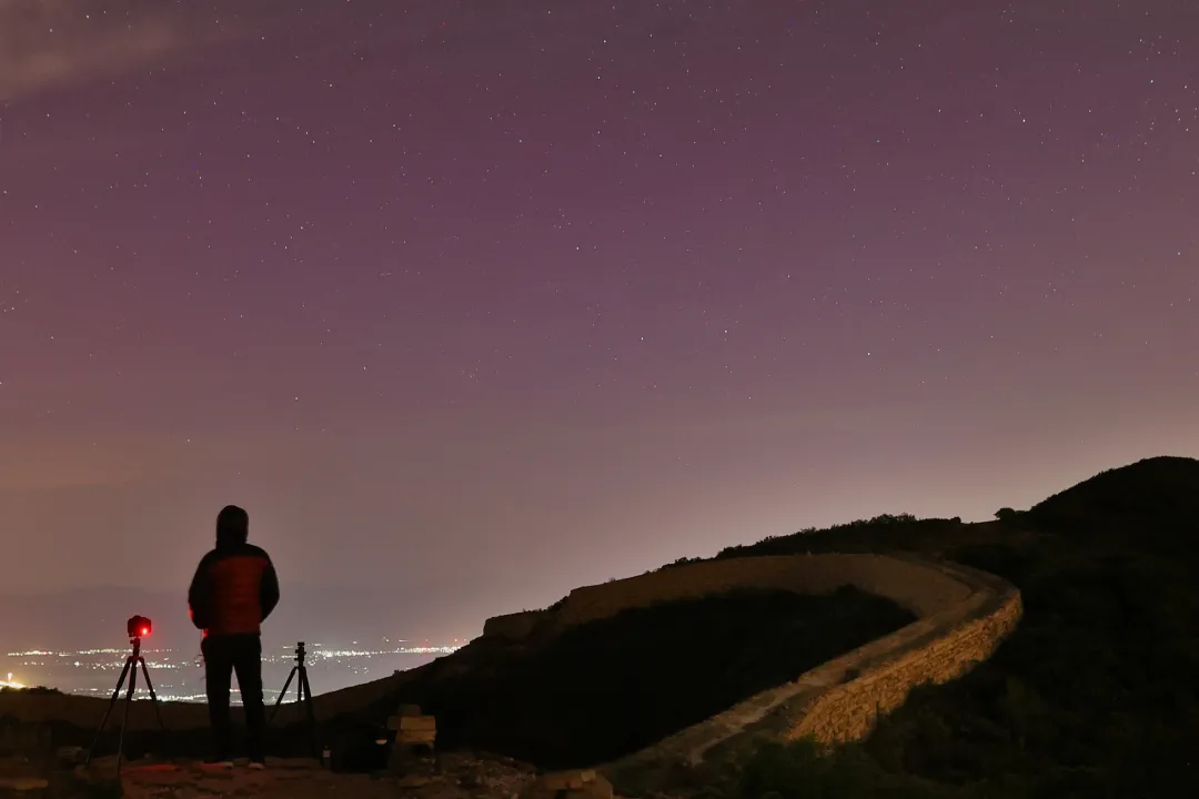 北京又看到极光了!