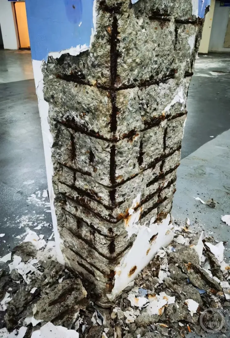 海南海花岛一楼盘疑似“海砂房”,立柱开裂、钢筋锈蚀!官方刚刚通报