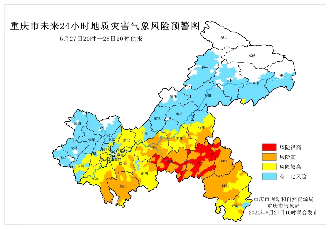 地灾红色预警！重庆这三个区县注意防范→