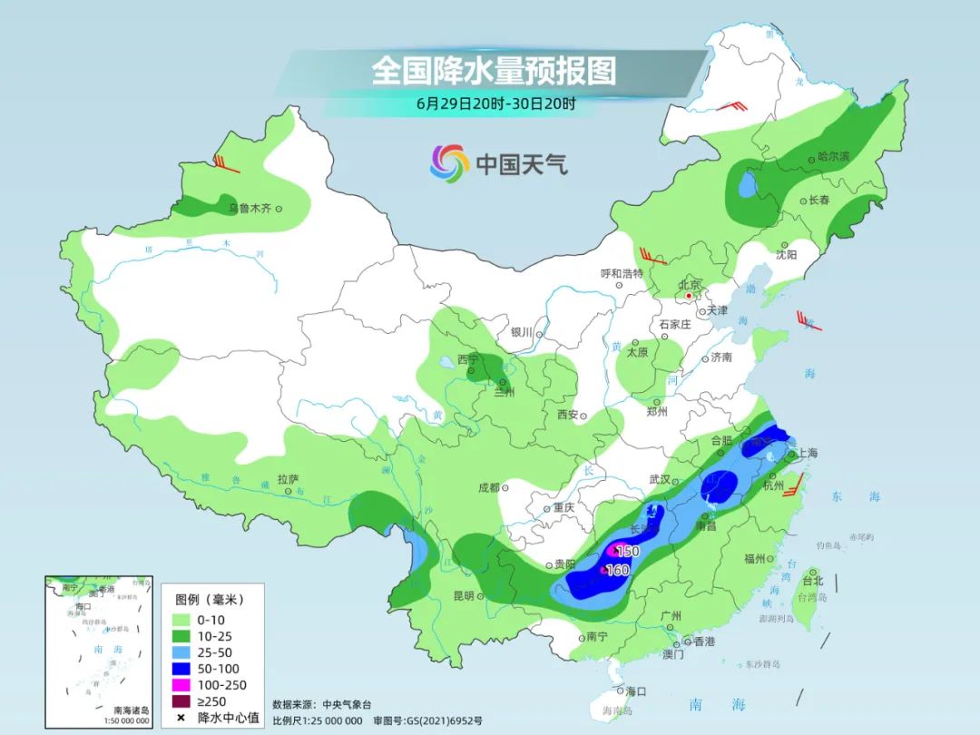 长江第1号洪水已经形成，南方的暴雨大暴雨还在下！这个地方的雨也较常年同期偏多2倍