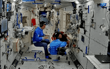 航天员在太空如何量体重？答：亿点点物理知识和科技手段