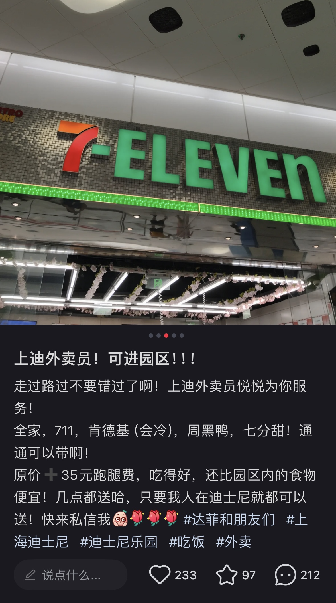 18岁女孩要去上海迪士尼“送外卖”：为减肥，也为“抱抱龙”