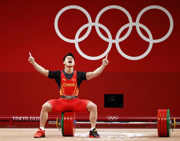 8月8日奧運看點丨石智勇舉重沖金 4x100米謝震業領銜出戰