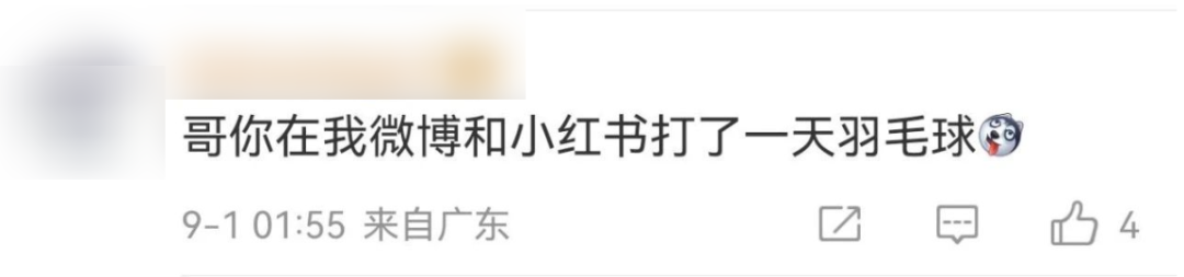 “盛李豪在全网打了一天羽毛球”后，被全红婵、谢思埸“点名”