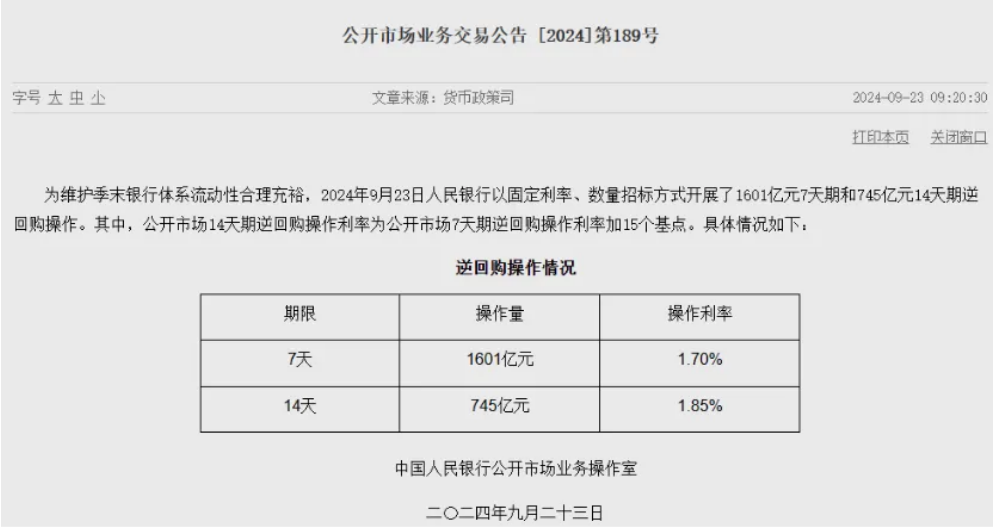 央行新操作：下调10个基点！什么信号？