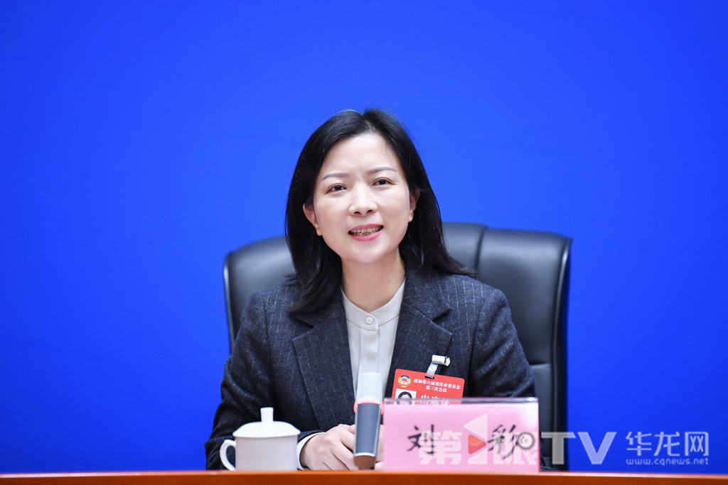 1月19日下午，市政协六届三次会议专题记者会举行。市政协委员，涪陵区水利局局长刘彩介绍相关情况。第1眼TV-华龙网记者 李一鸣 摄
