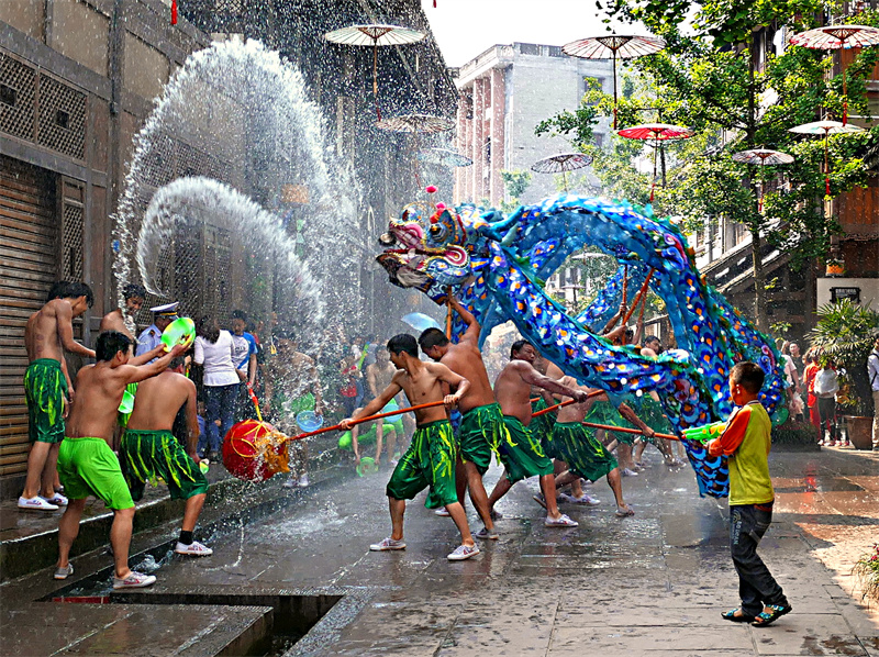 國家級非遺銅梁龍舞（水云龍）。銅梁區(qū)委宣傳部供圖