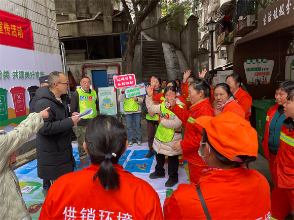 活动现场。龙溪街道办事处供图