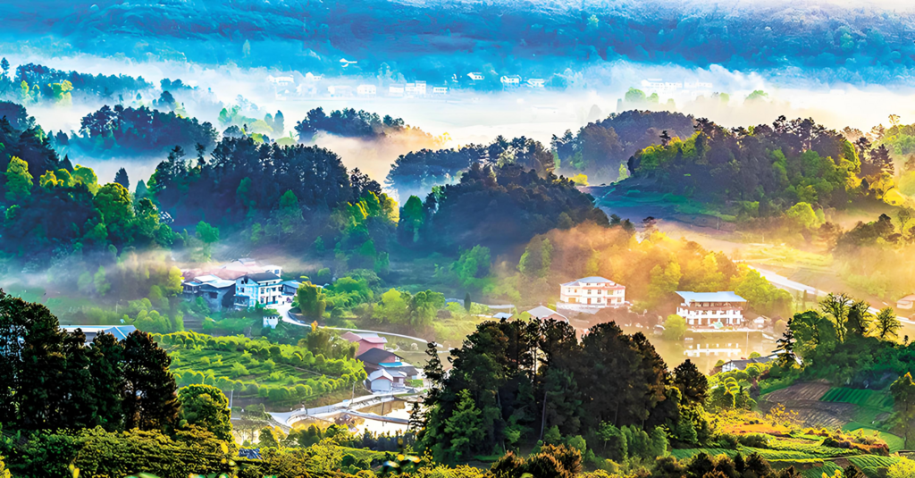 南川區大觀鎮鐵橋村。市農業農村委供圖