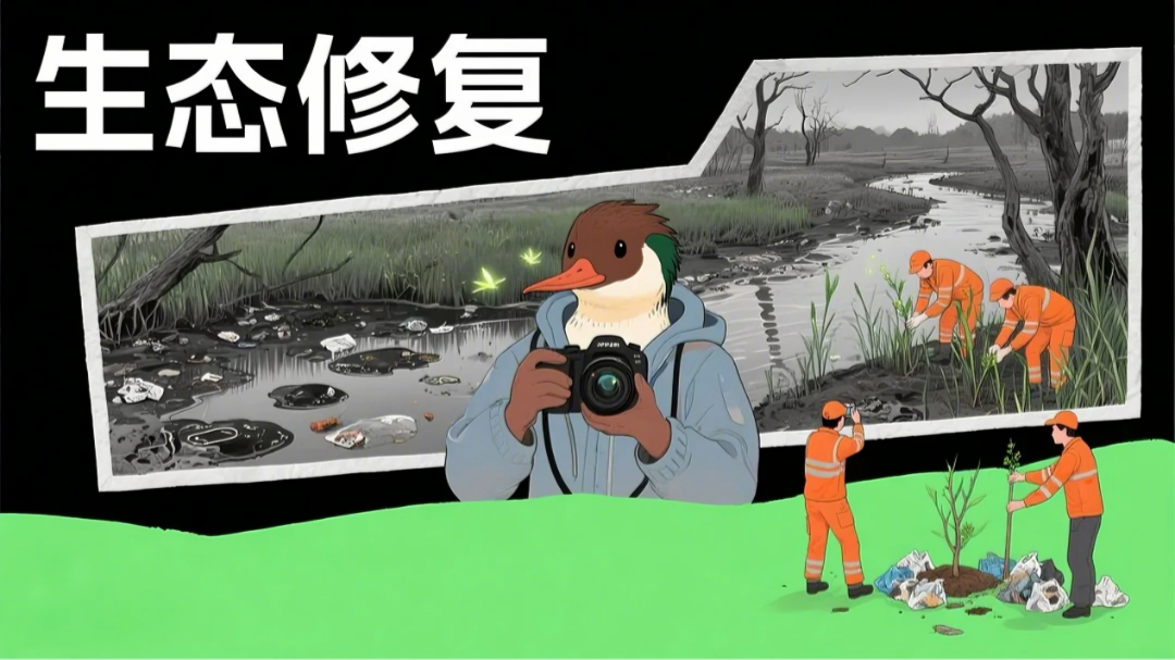7.中华秋沙鸭：“人类终于学会用‘美颜相机’对待大自然啦~”.png