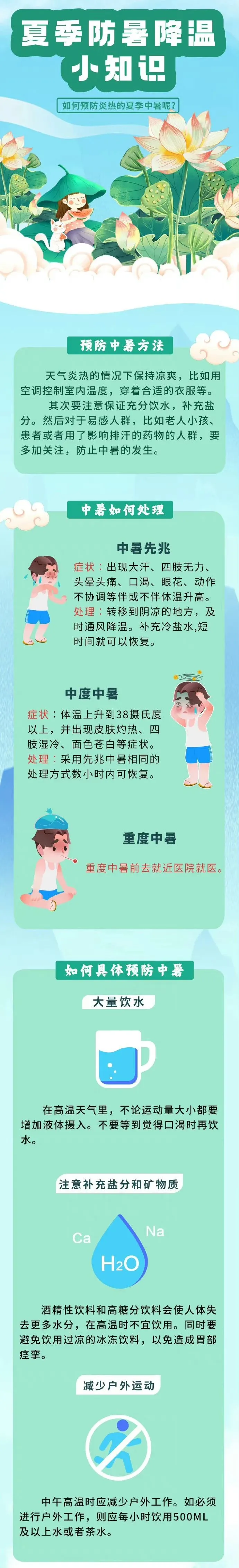 【社科普及·璧定有您】夏季防暑降温小知识