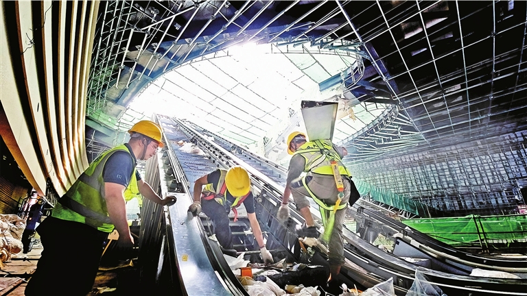 鲲鹏展翅蓄势待飞 ——走进建设中T3B航站楼