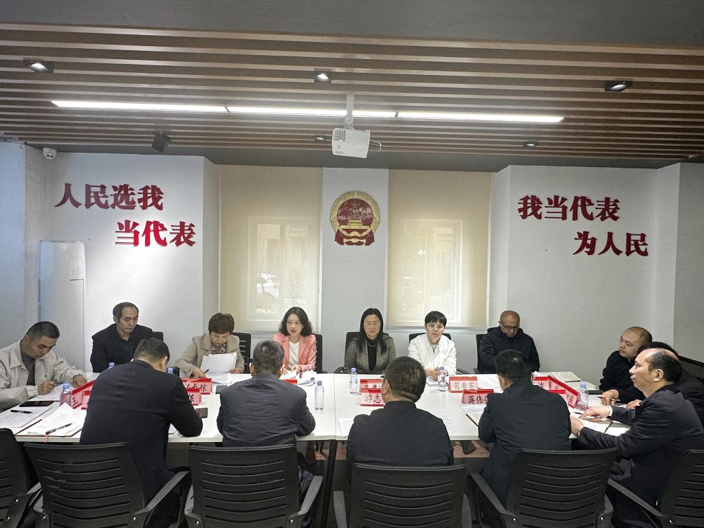 广安、渝北两地人大交流现场