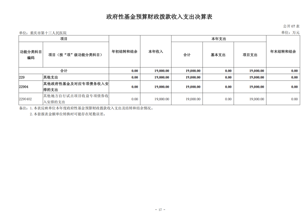 330043-重庆市第十三人民医院_决算公开说明及公开报表0828_17
