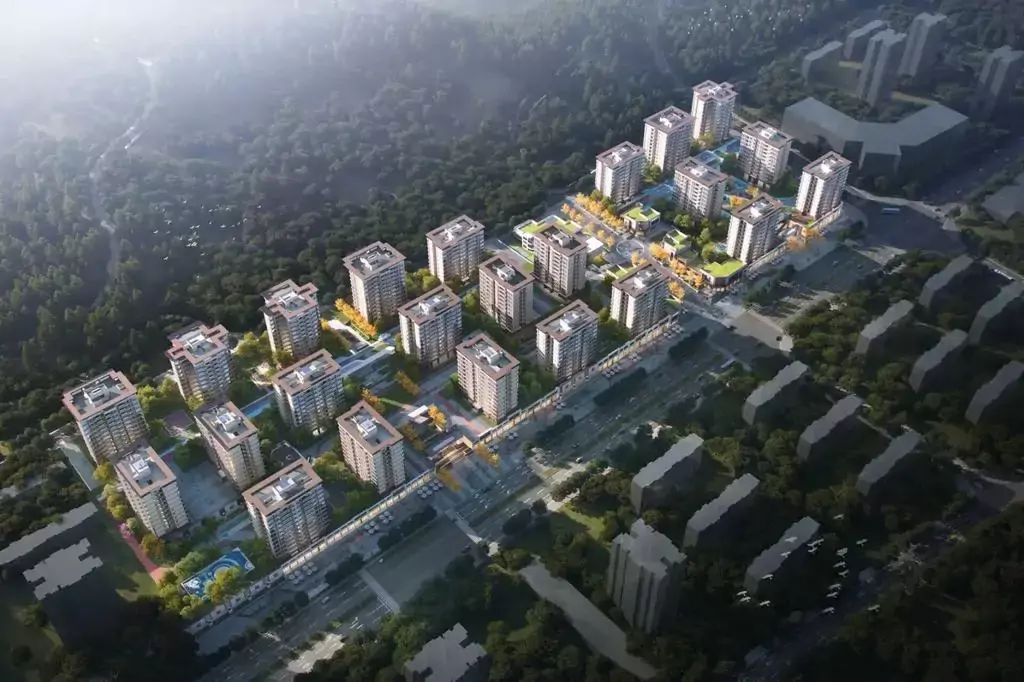 綦江区共同片区配售型保障性住房项目效果图。