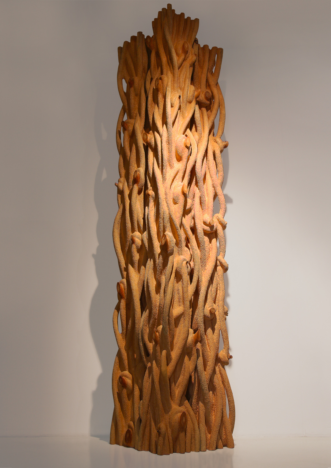 13 《结》木头 葛平伟 30×30×300cm 2014年