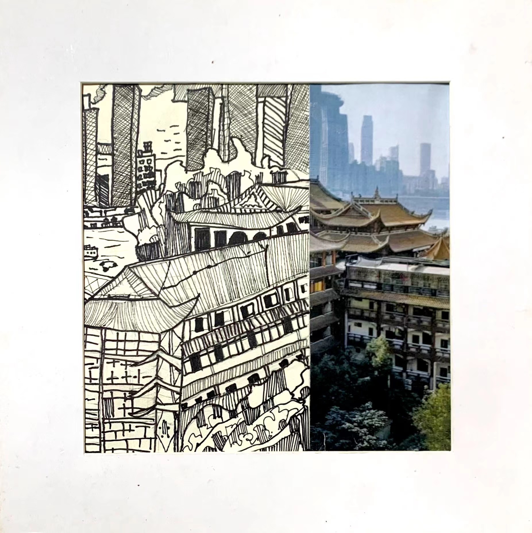谢宇涵_B组_《楼景》_铜梁区