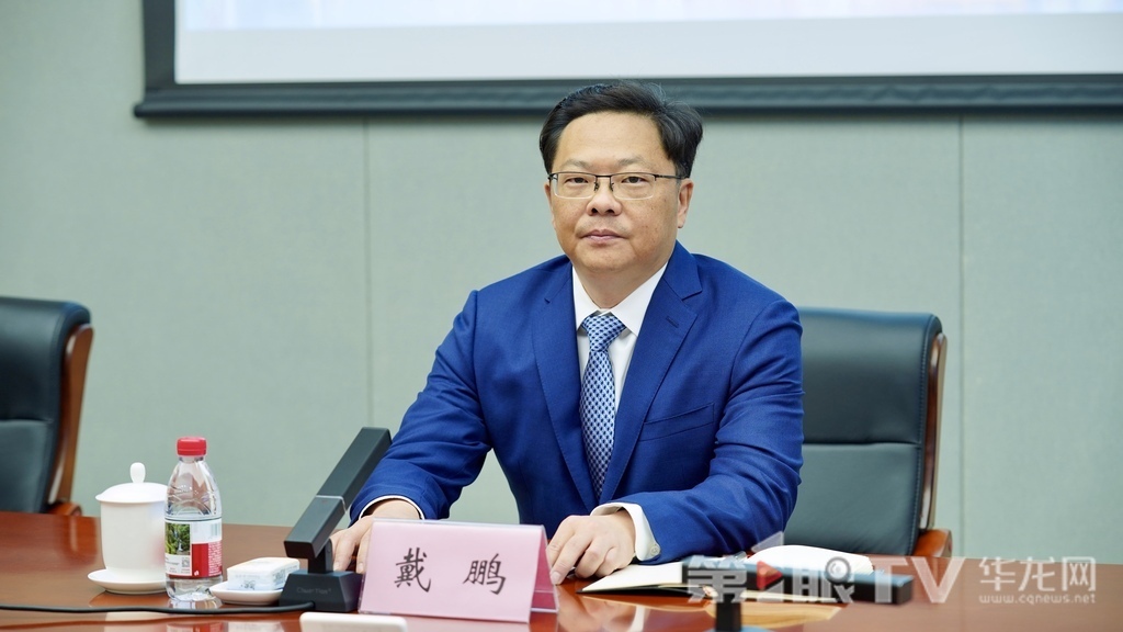 重庆市市场监管局党组成员、副局长戴鹏。 第1眼TV-华龙网记者 刘钊 摄